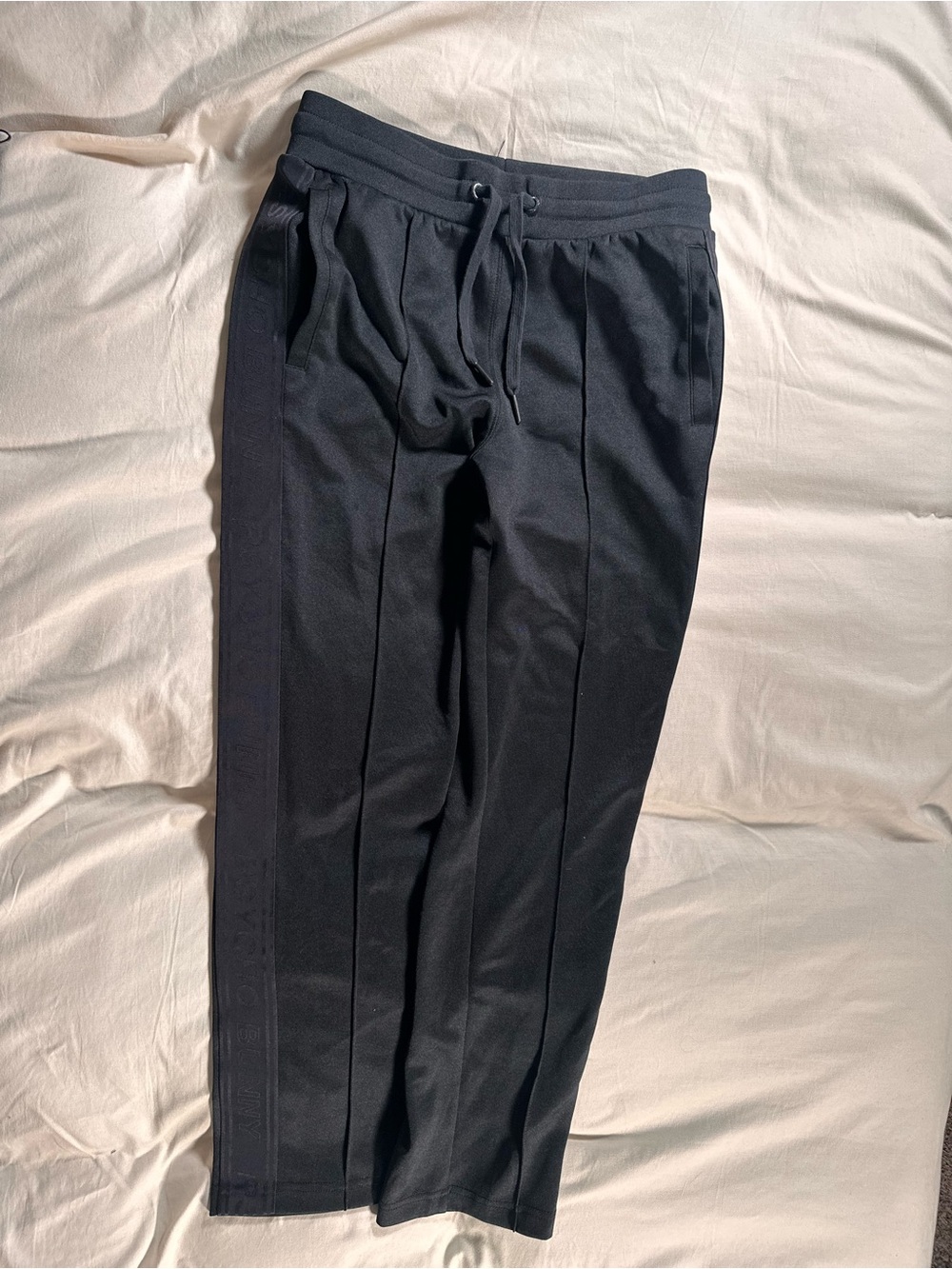 Psycho Bunny Black Trousers Active Unisex Jogger Track Pants X-Small Spellout